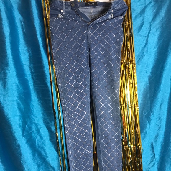 AKIRA Denim - Akira Rhinestone Blue Jeans